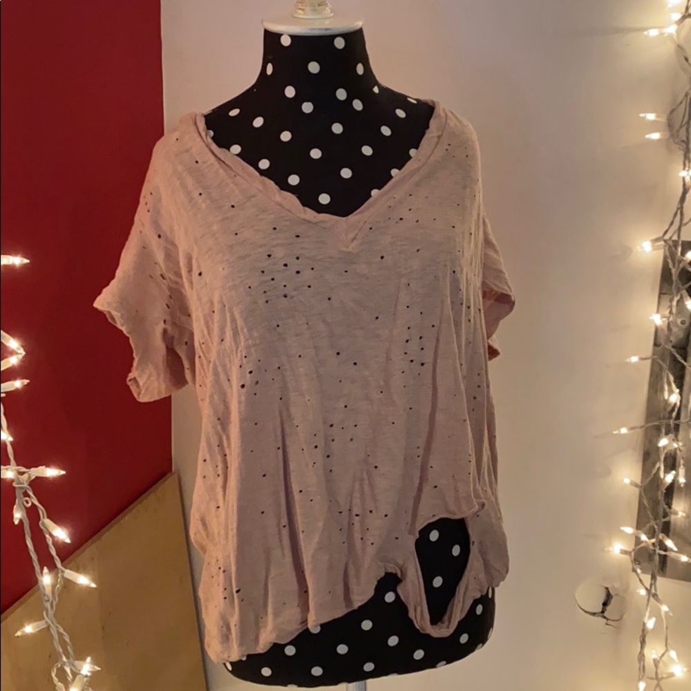 Distressed tee